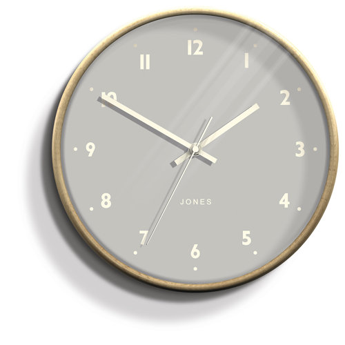 Jones Clocks Jones 29.8cm Wall Clock & Reviews Wayfair.co.uk